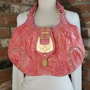 Original Sharif 1827 Oversize Pink Faux Alligator